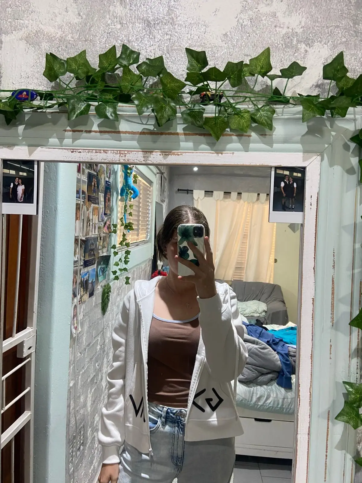 Mr Price White Zip-Up Hoodie