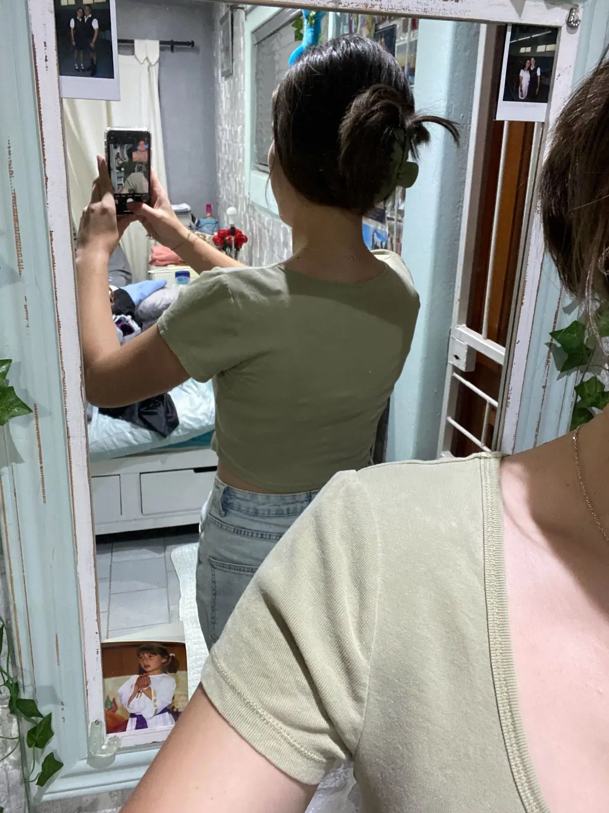Cotton On Green Scoop Neck Crop Top