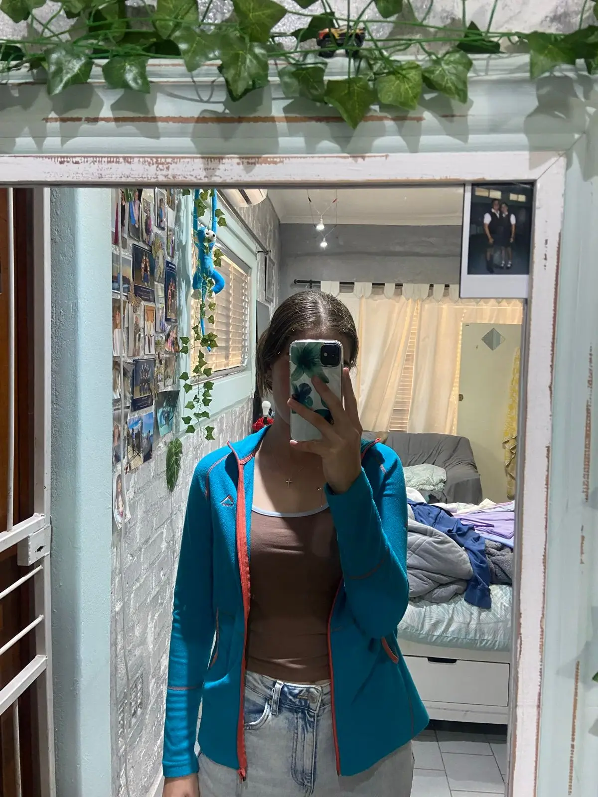 K-Way Blue Fleece Zip Jacket