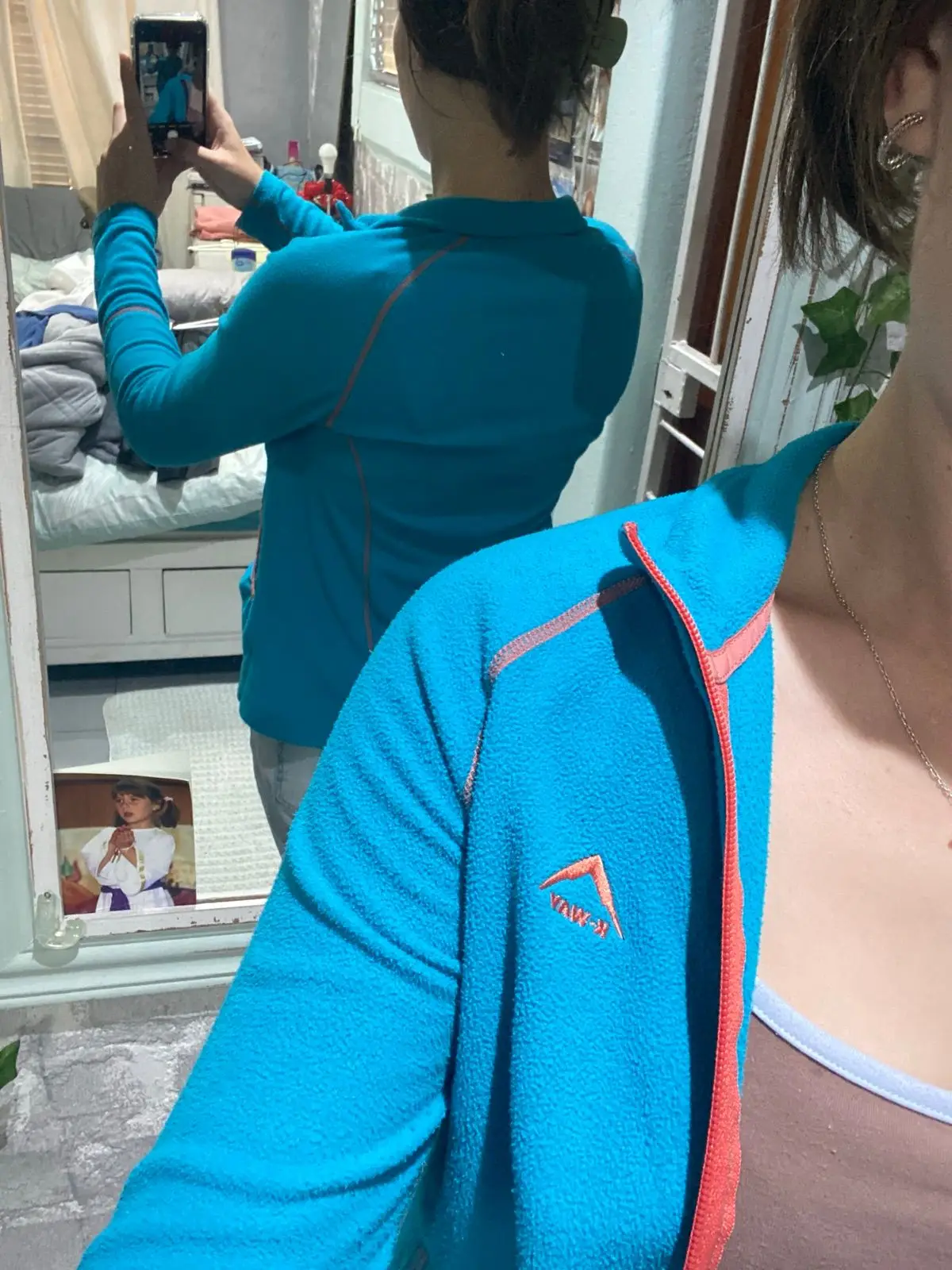 K-Way Blue Fleece Zip Jacket