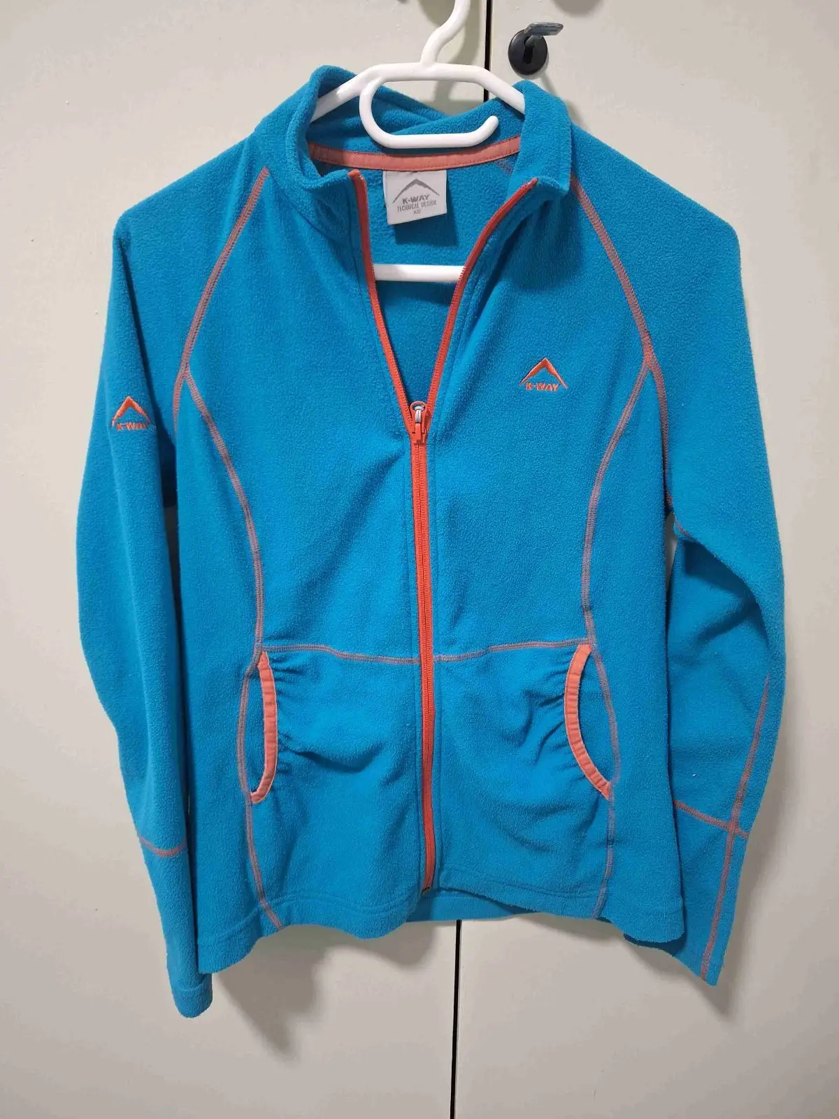 K-Way Blue Fleece Zip Jacket