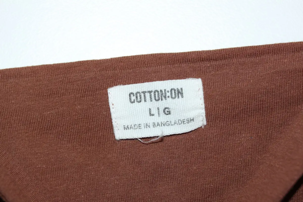 Cotton On Brown Halter Crop Top