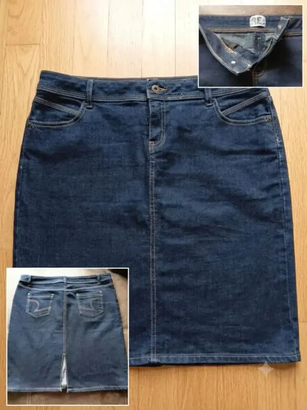 Woolworths Denim knee high skirt