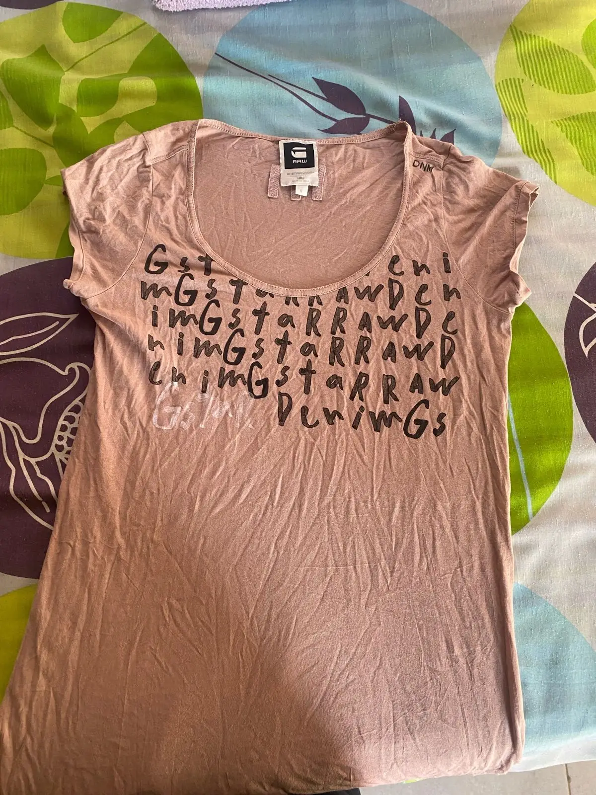 G-Star RAW Pink Graphic T-Shirt