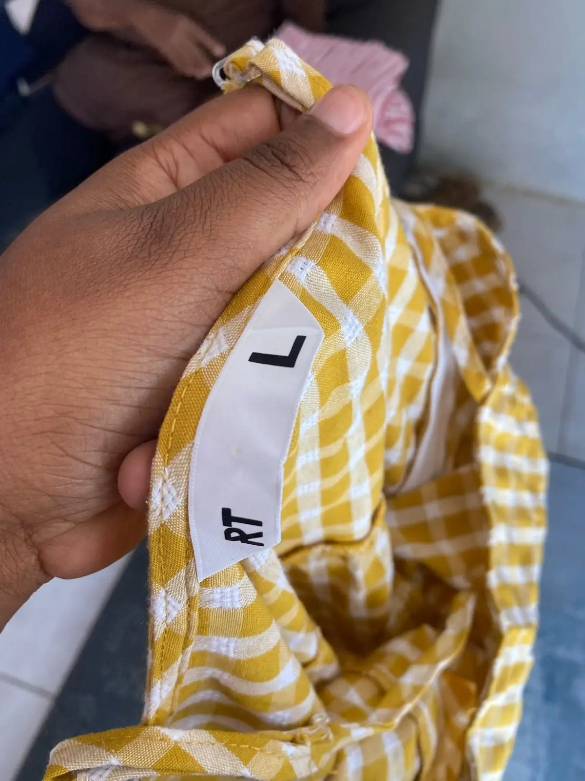 Mr Price Yellow Gingham Romper