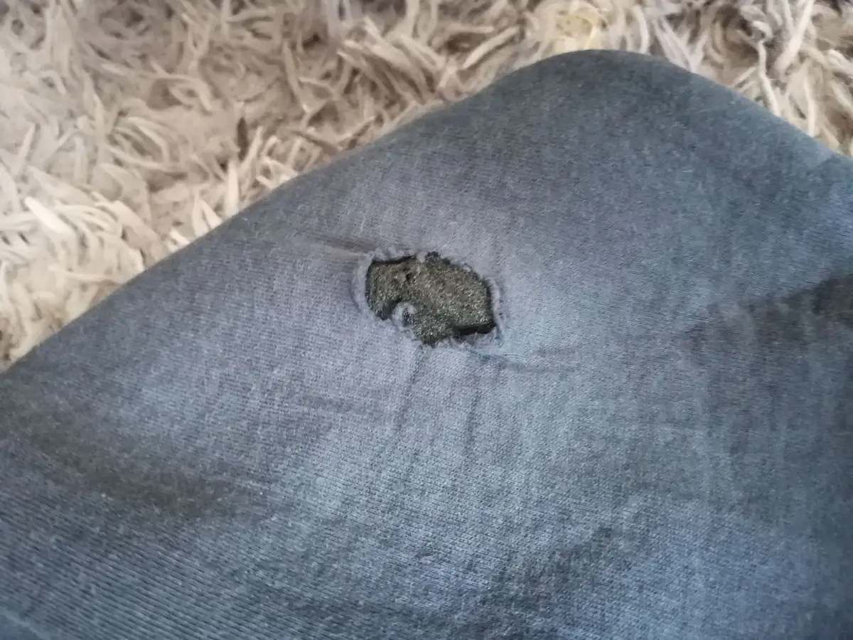 Superdry Grey Pants with Damage