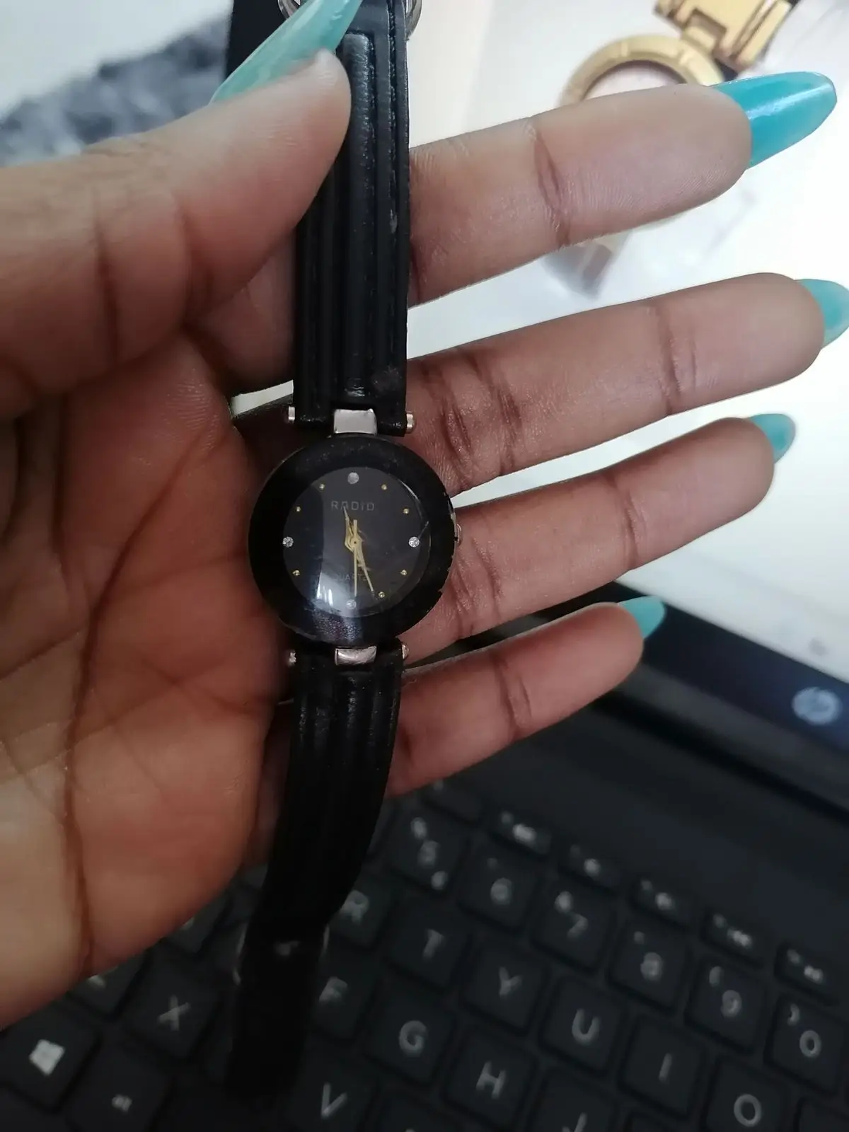 Rado Swiss Quartz Watch with Brown Leather Strap