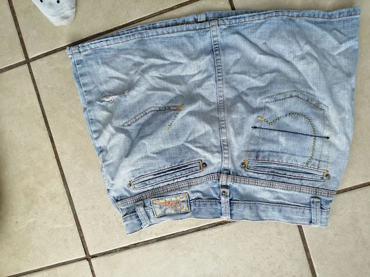 Diesel Light Wash Denim Skirt