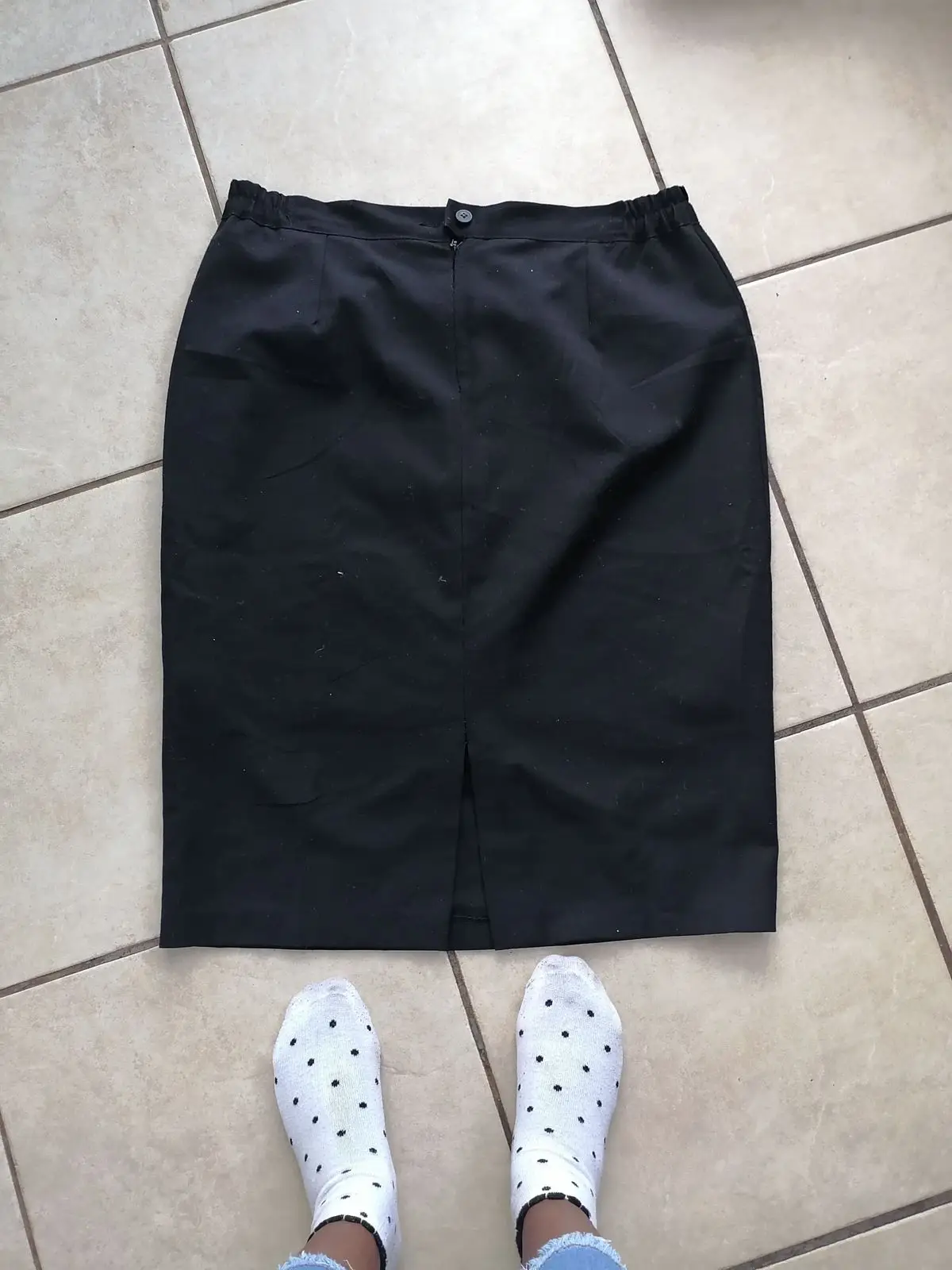 Classic Black Pencil Skirt