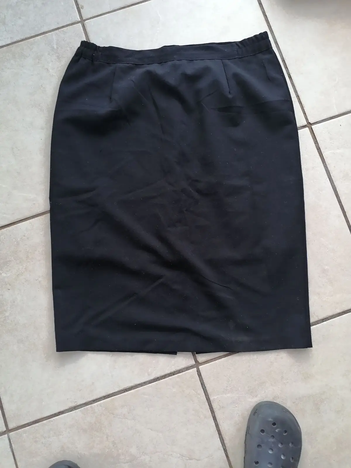 Classic Black Pencil Skirt