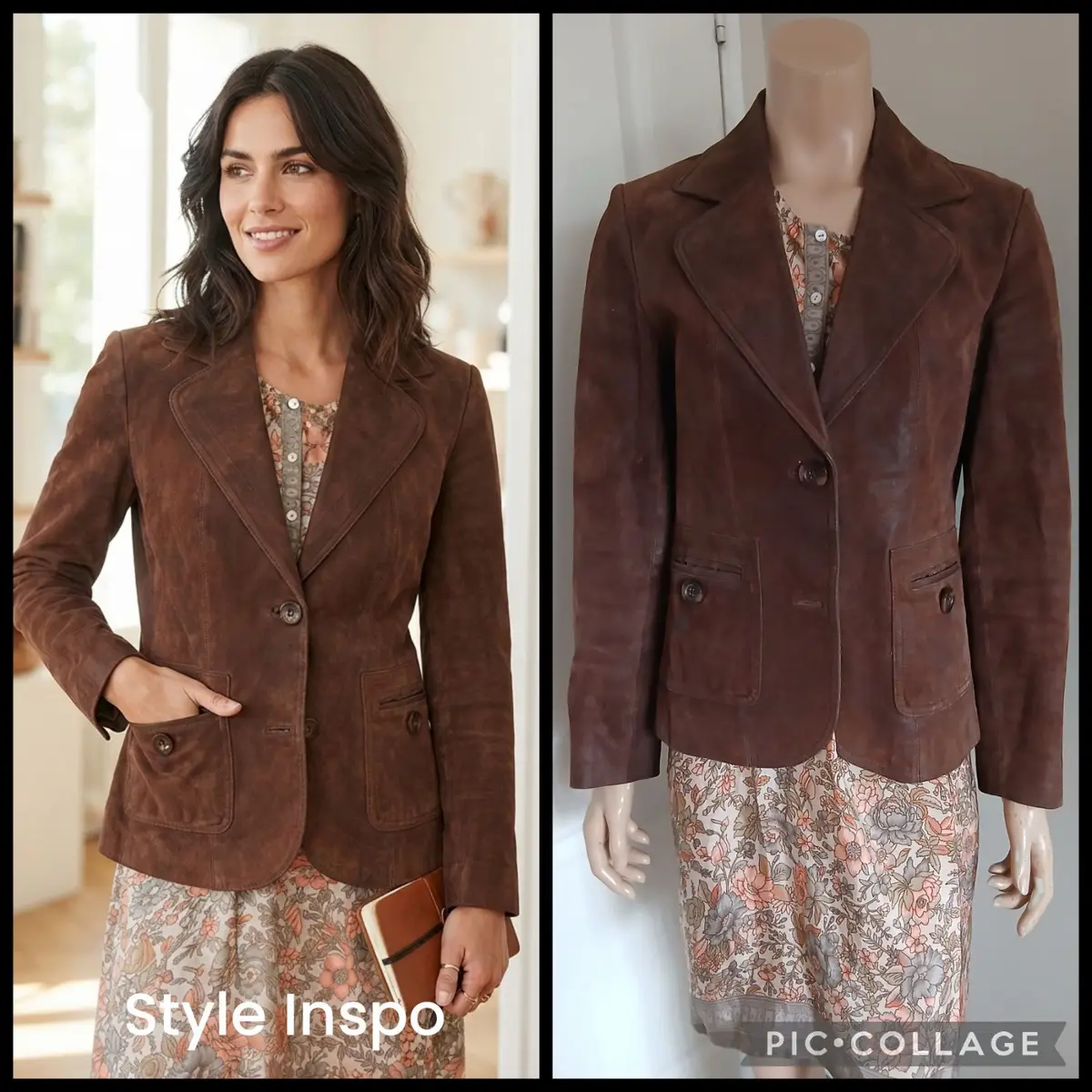 Woolworths Brown Suede Blazer