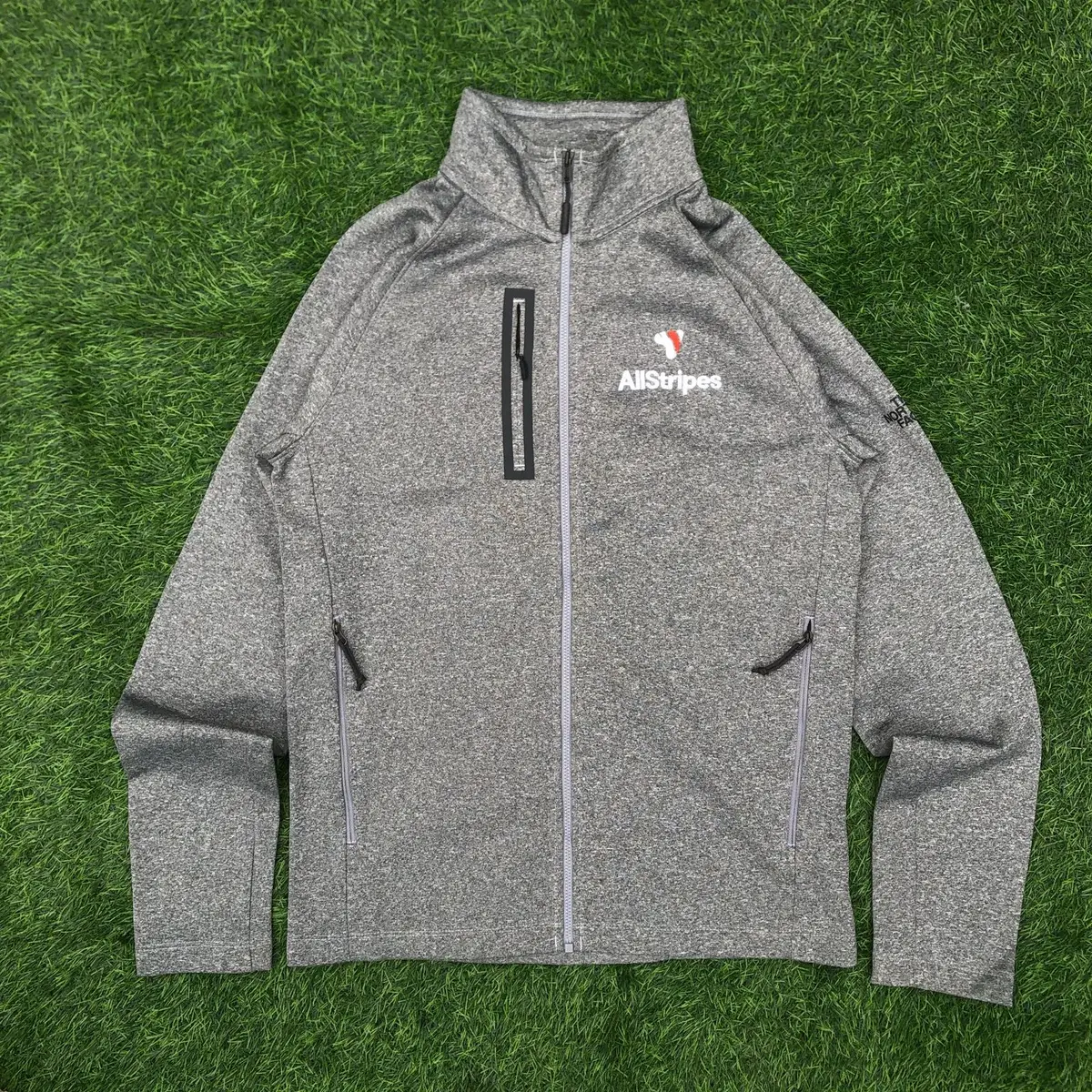 The North Face Grey Full-Zip Fleece Jacket