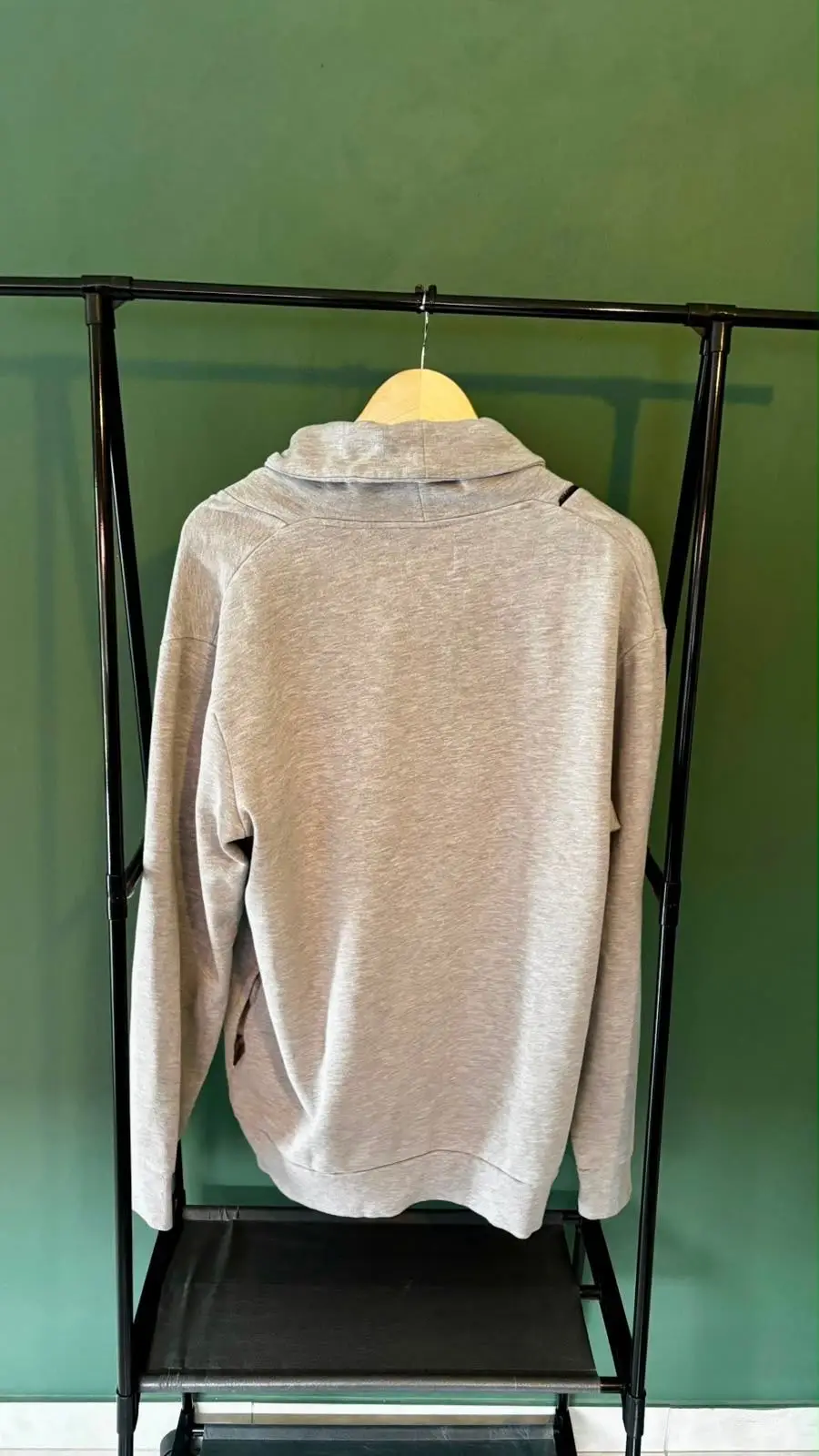 Relay Jeans Grey Quarter-Zip Hoodie