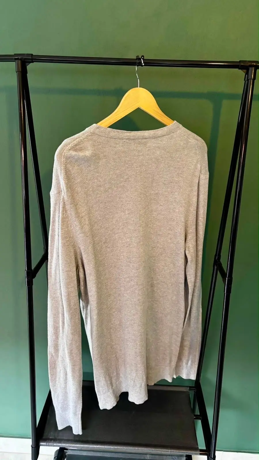 Woolworths Grey Cotton Knit Sweater