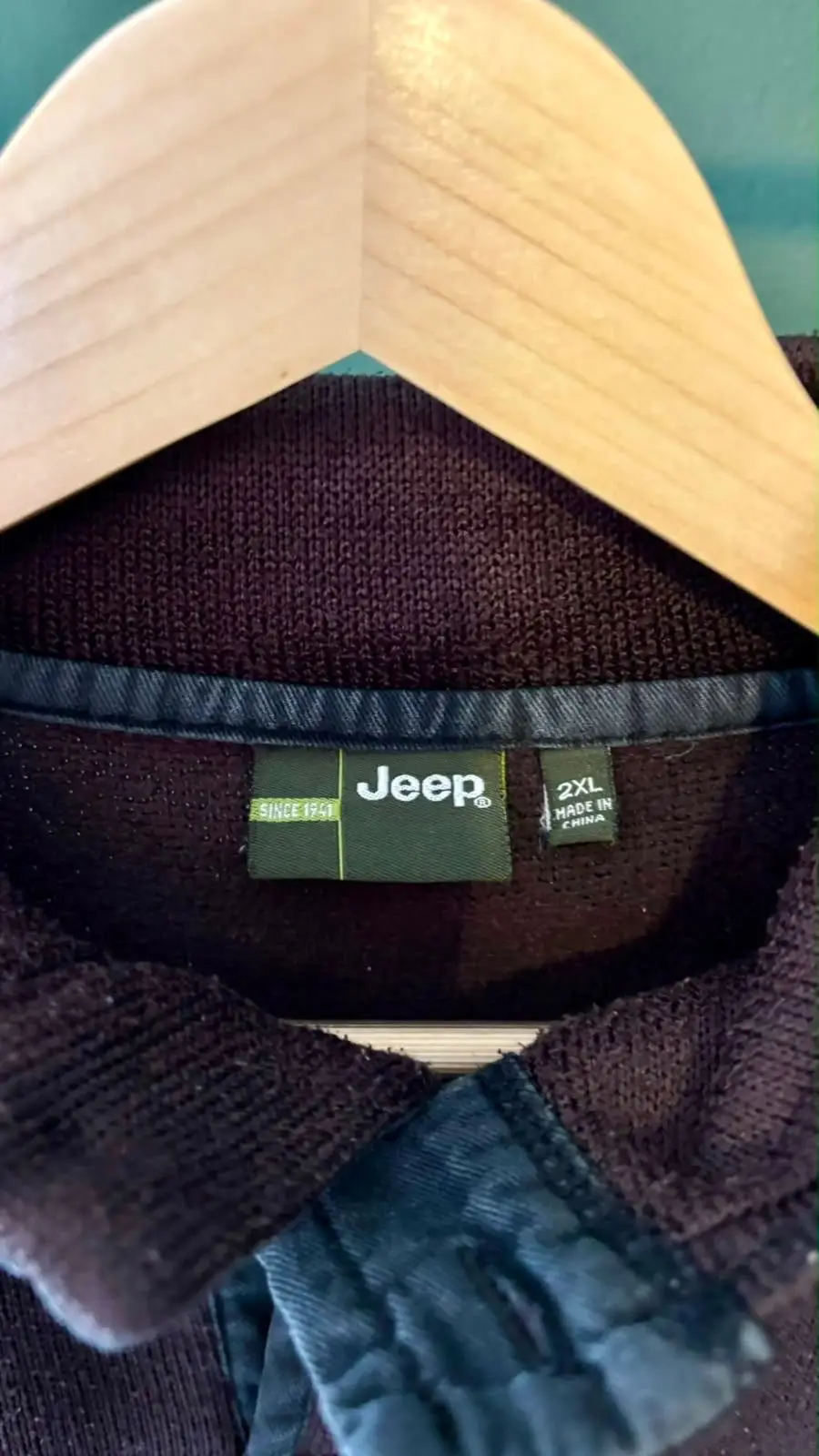 Jeep Zip-Up Fleece Jacket Grey
