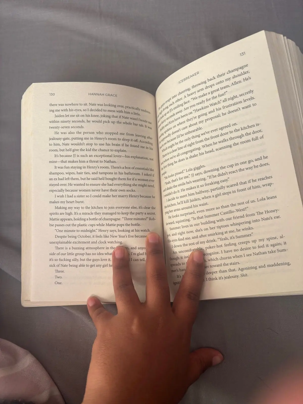 Icebreaker by Hannah Grace Paperback Novel