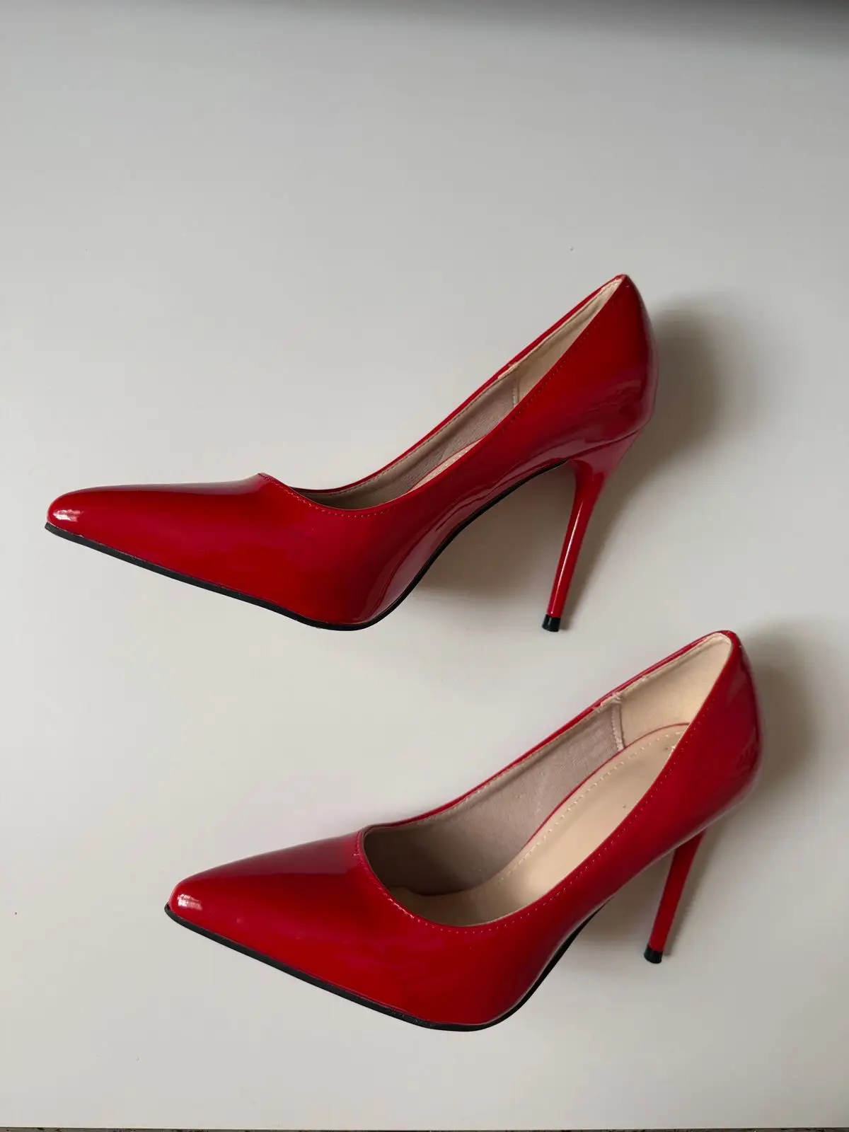 Shein Red Patent Stiletto Heels