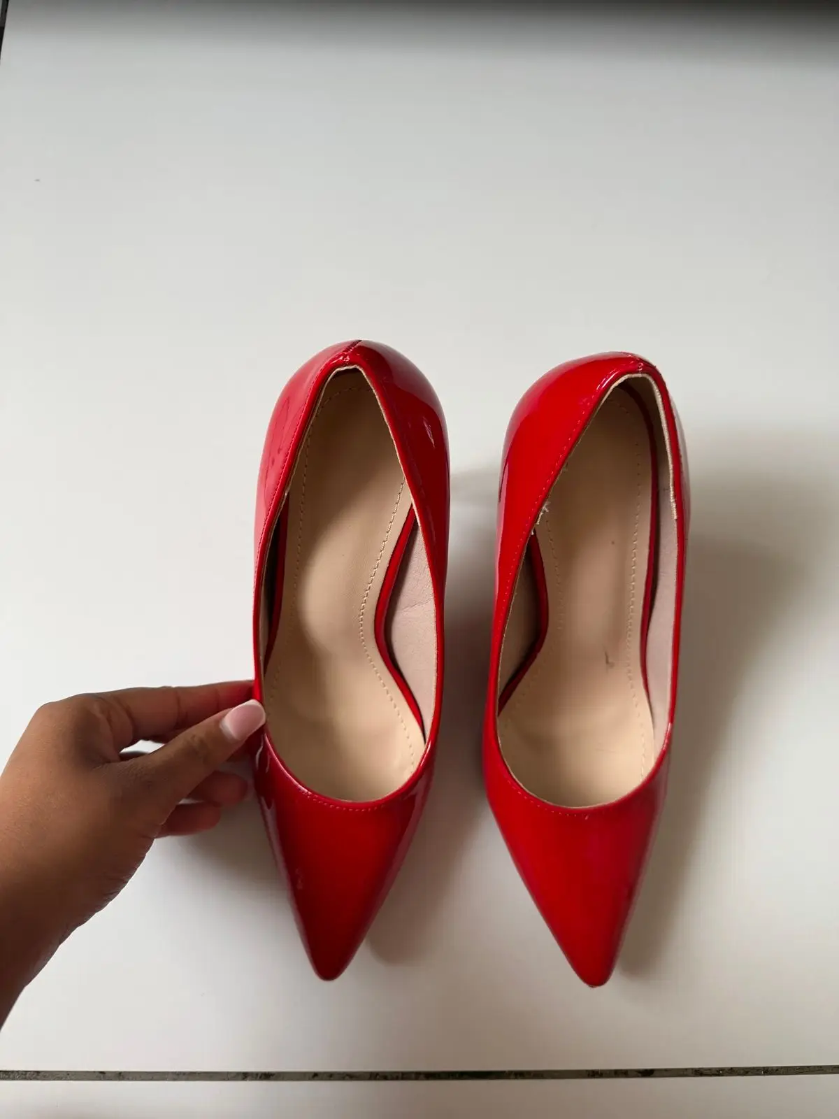 Shein Red Patent Stiletto Heels