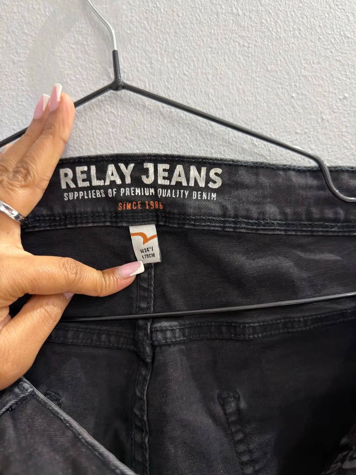 Relay Jeans Black Denim