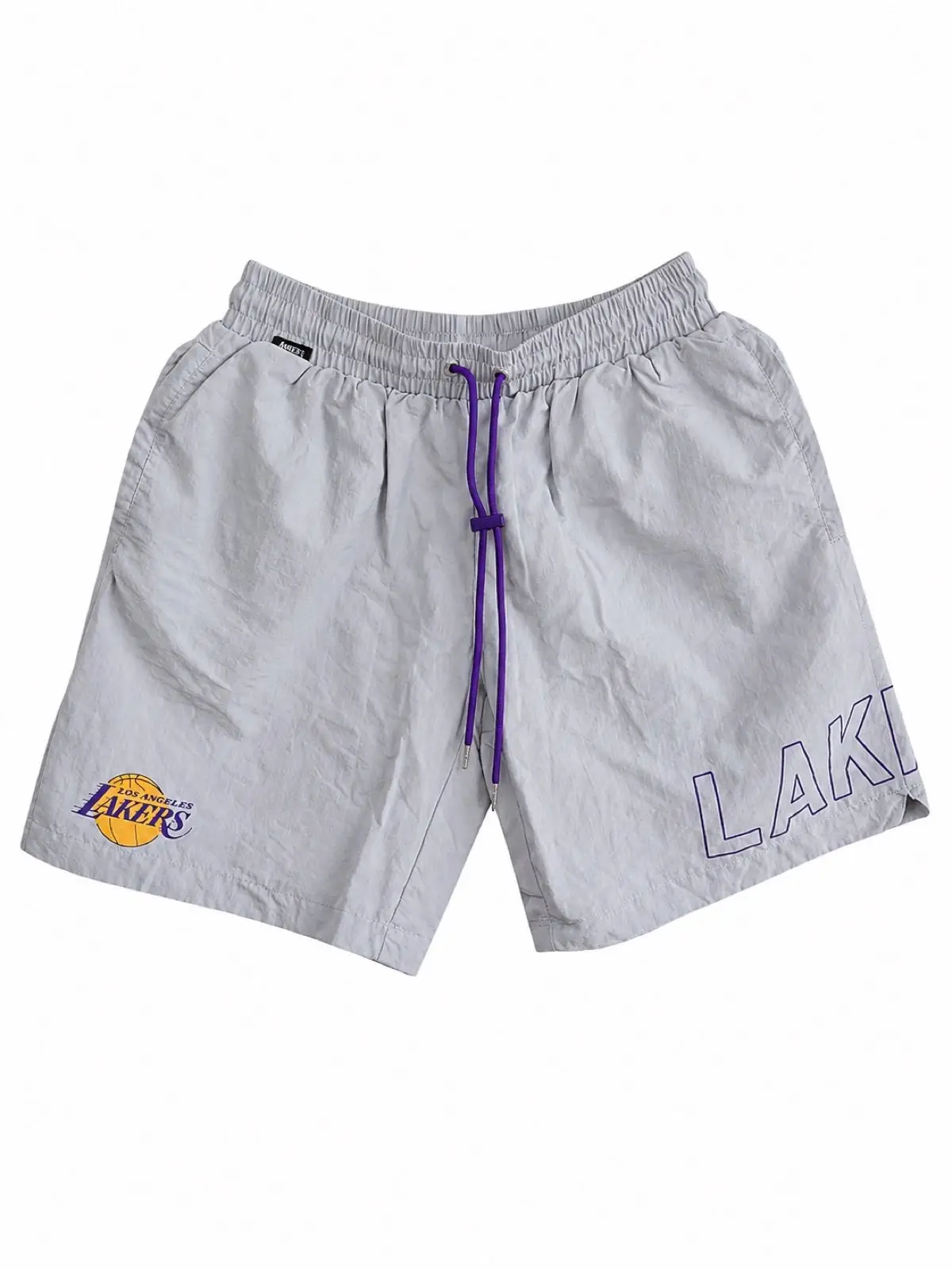 Factorie Los Angeles Lakers Light Grey Shorts