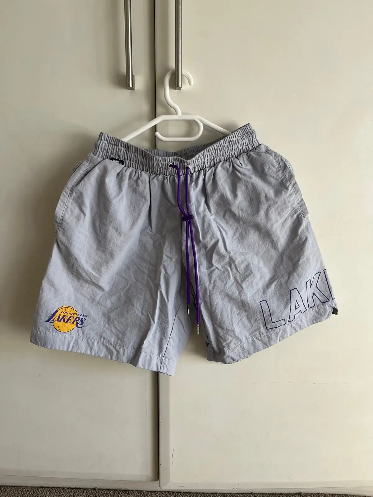 Los Angeles Lakers Light Grey Shorts