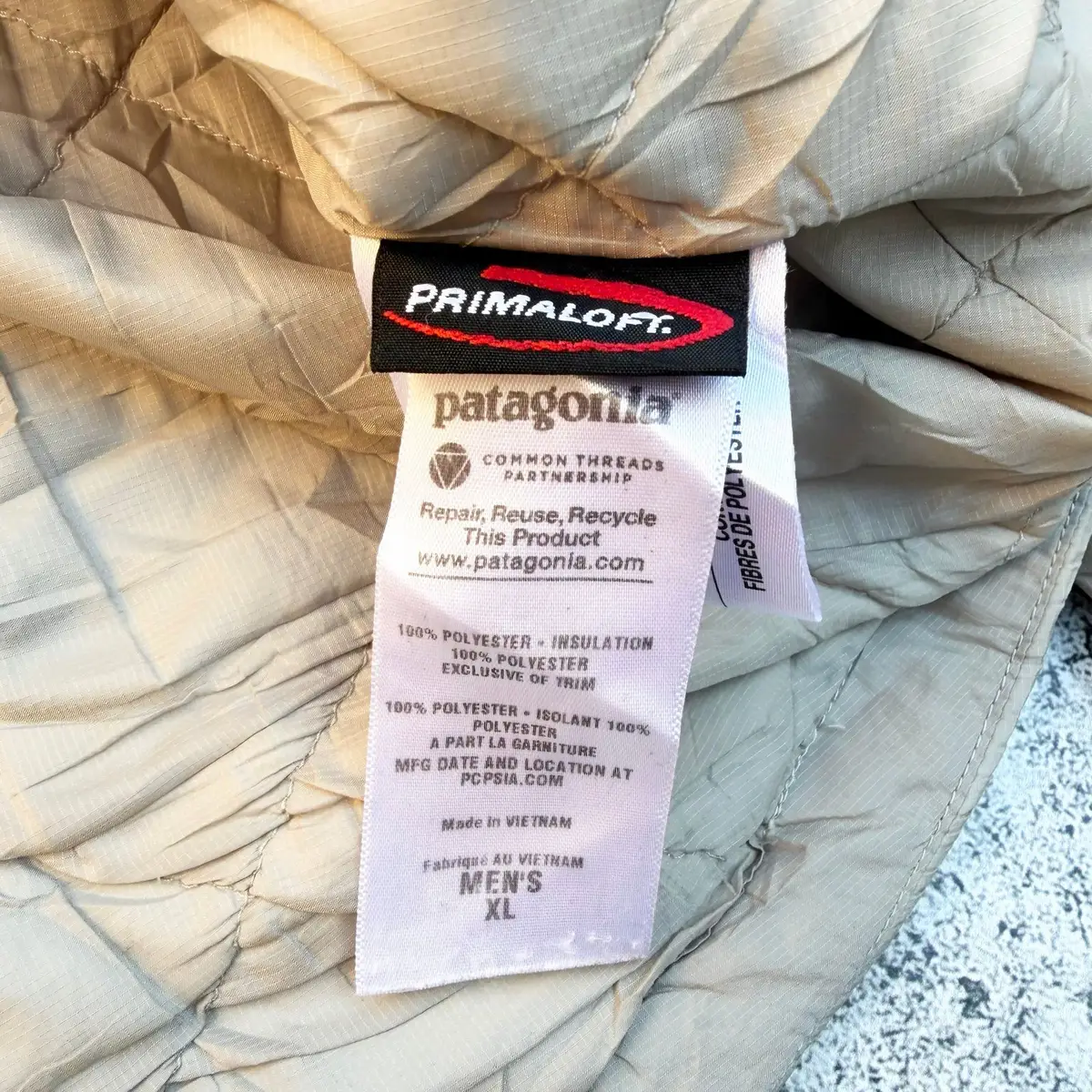 Patagonia Light Jacket Beige XL