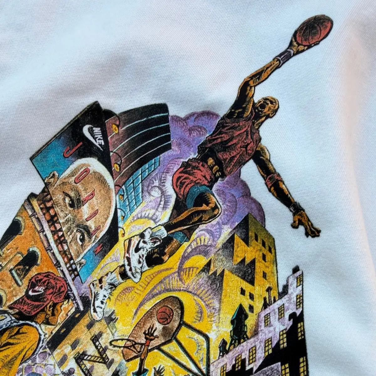 Air Jordan Graphic White Hoodie