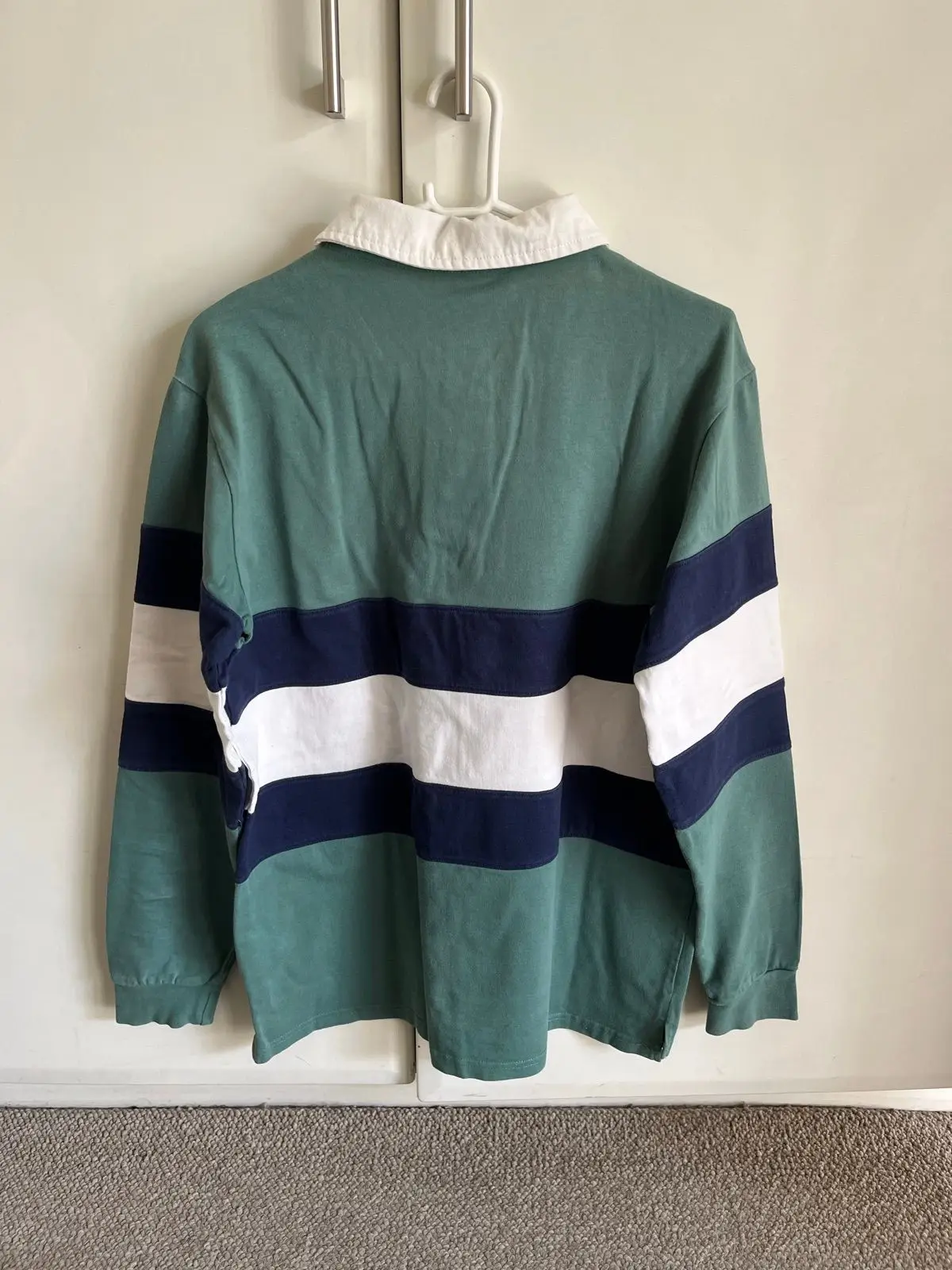 Anthem Athletica Rugby Shirt Green Striped