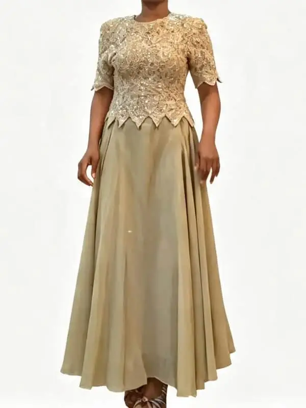 Gold Evening Dress