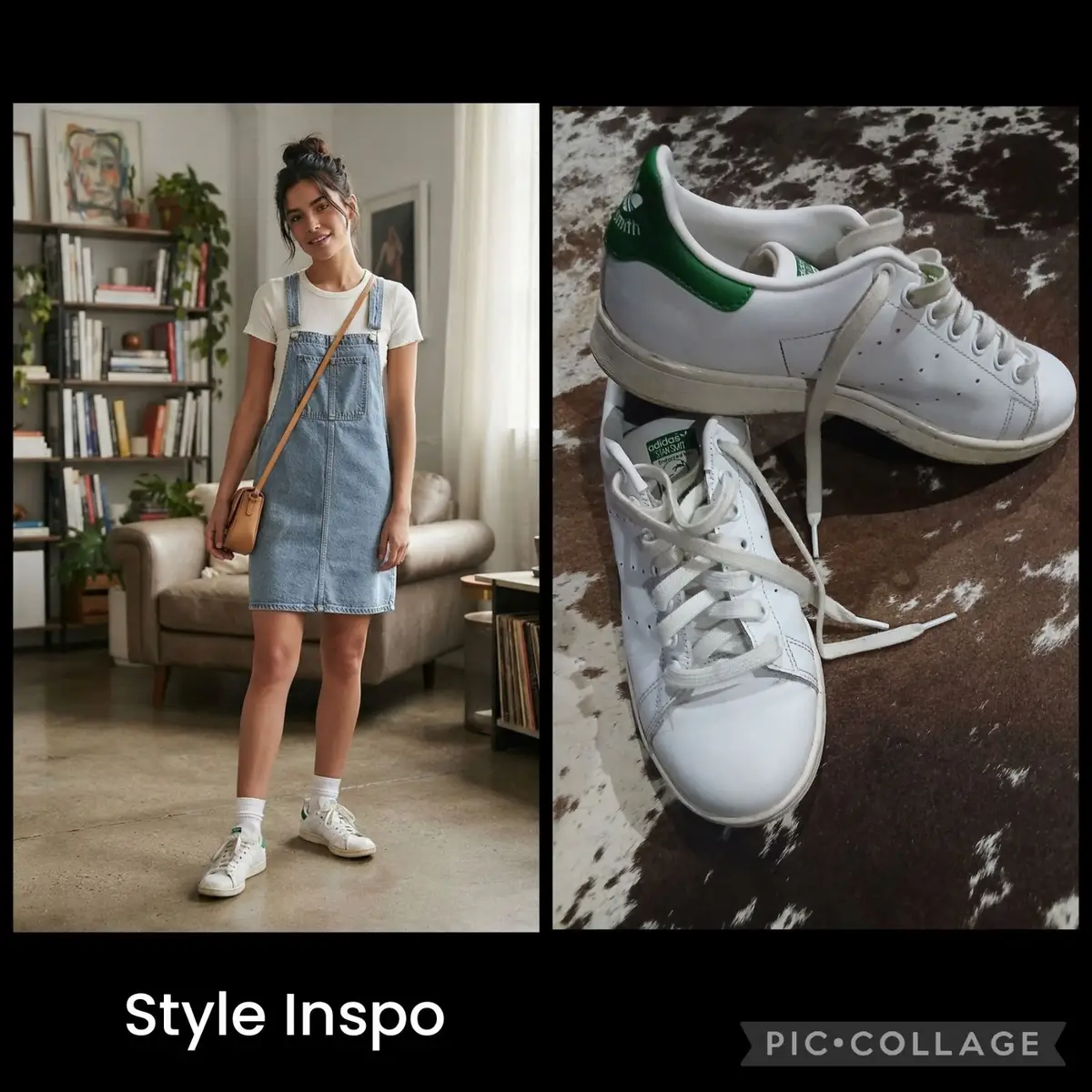 Adidas Stan Smith White Green Sneakers