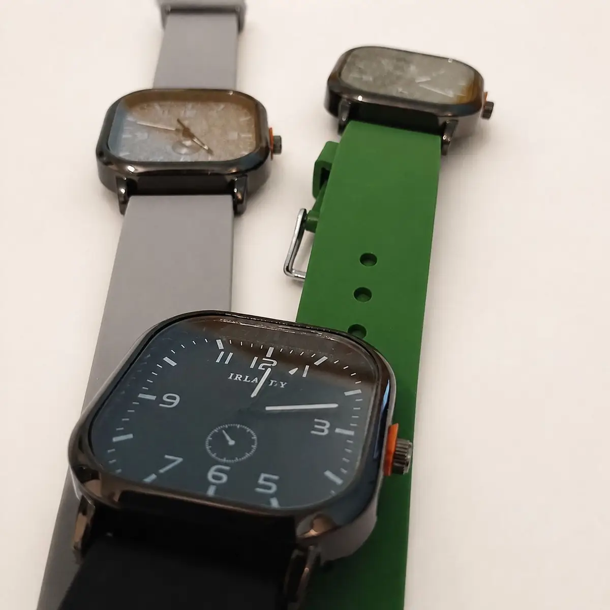 THRD Black Square Watch