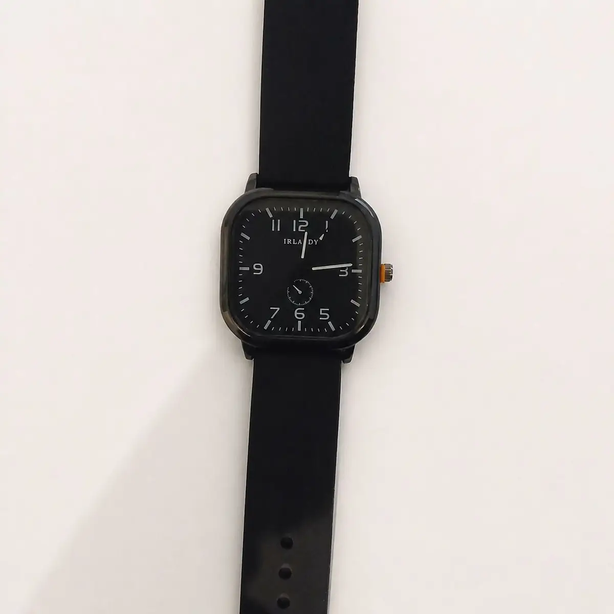 THRD Black Square Watch