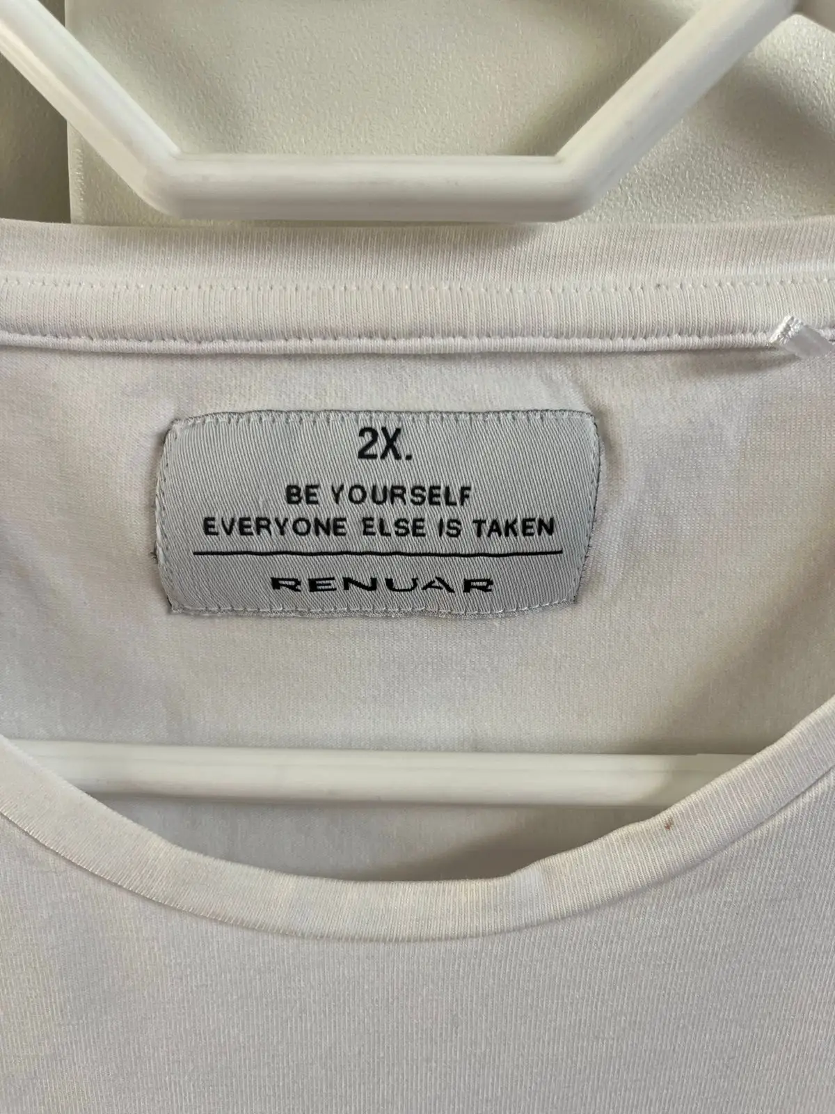 Renuar White Graphic Print T-Shirt 2XL
