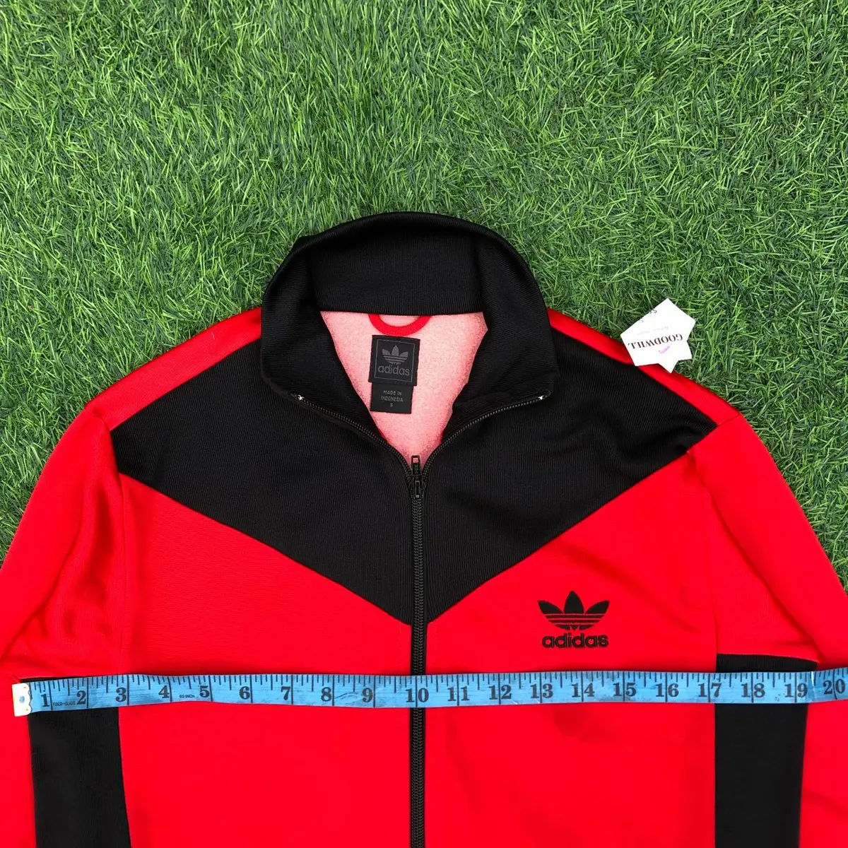 Adidas Red and Black Track Jacket
