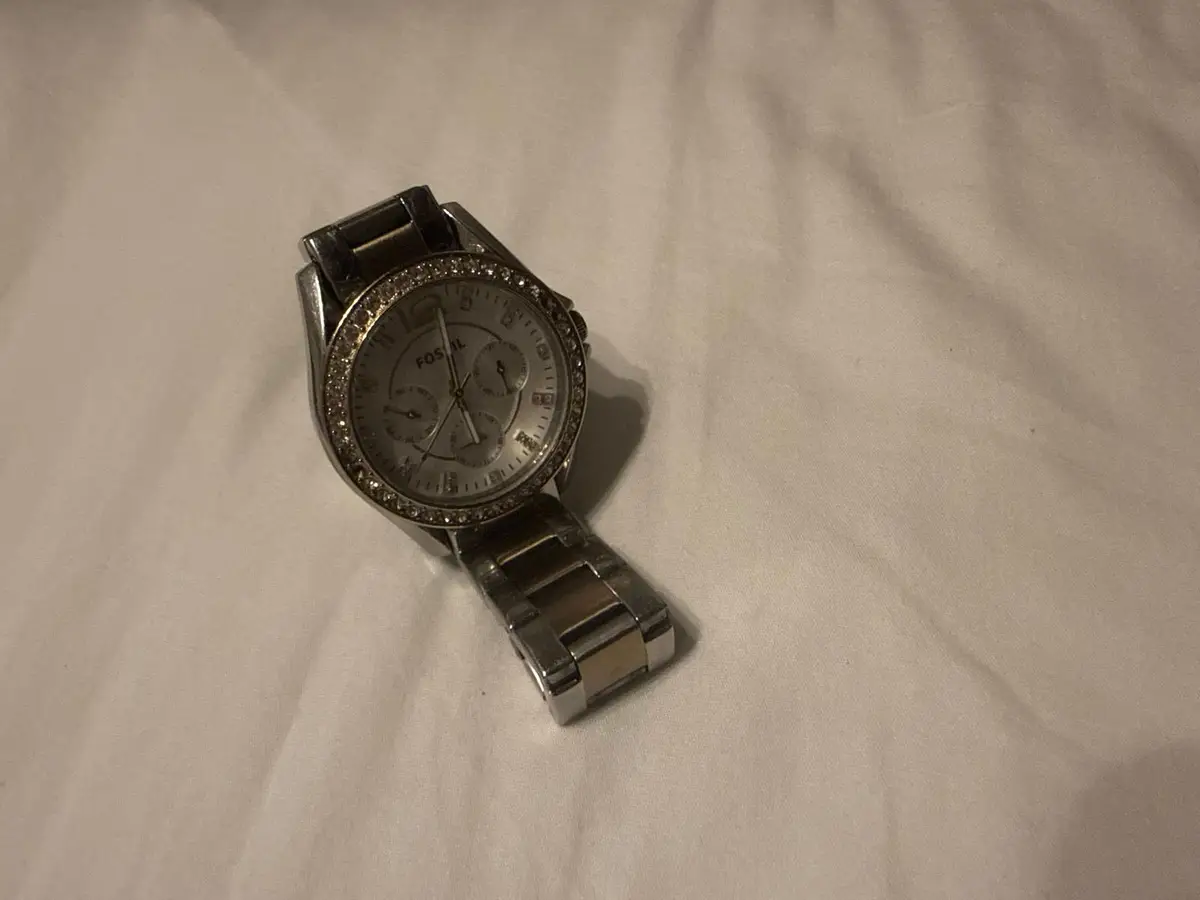 Fossil Two-Tone Chronograph Watch