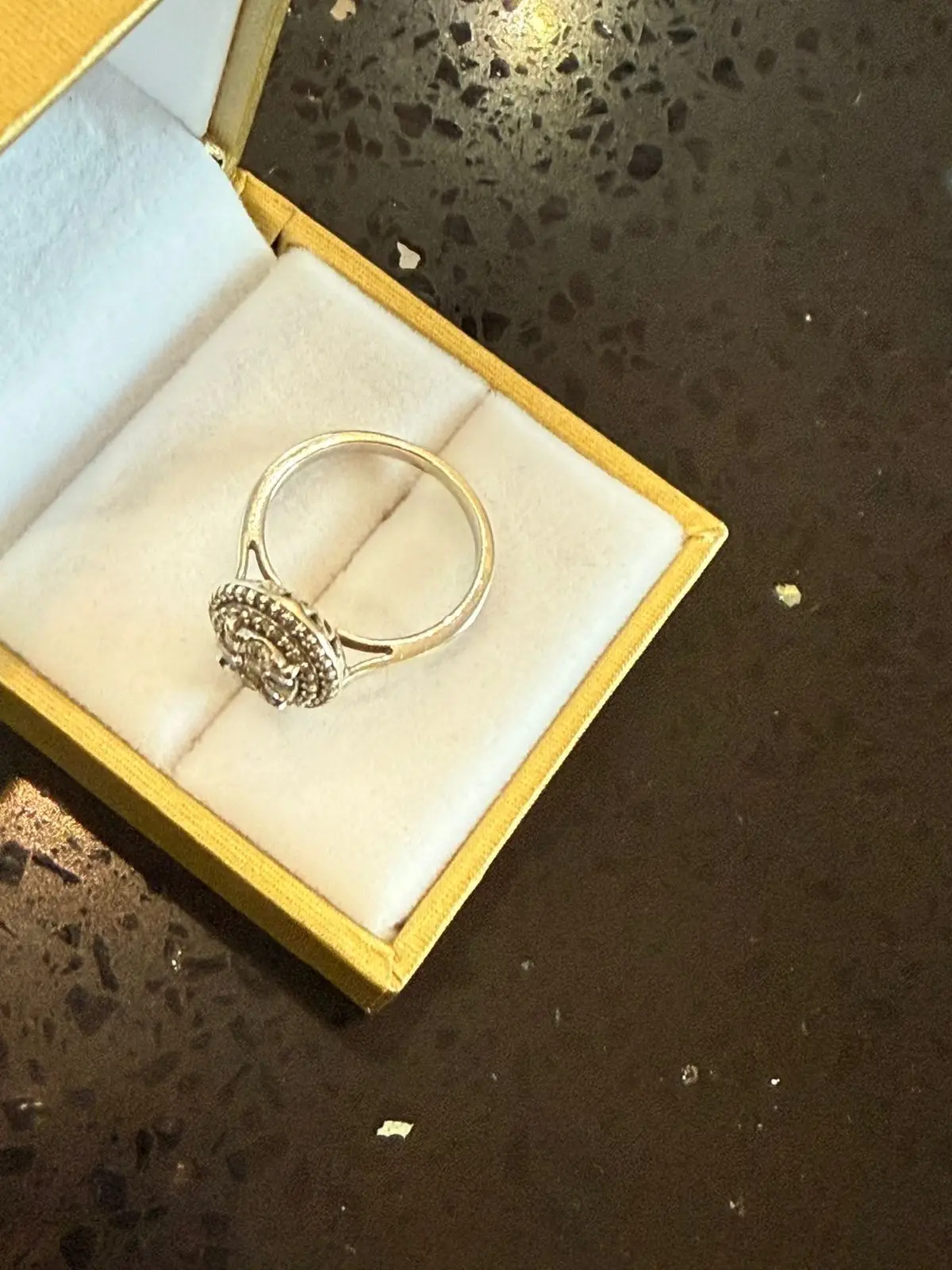 NWJ Diamond Cluster Ring White Gold