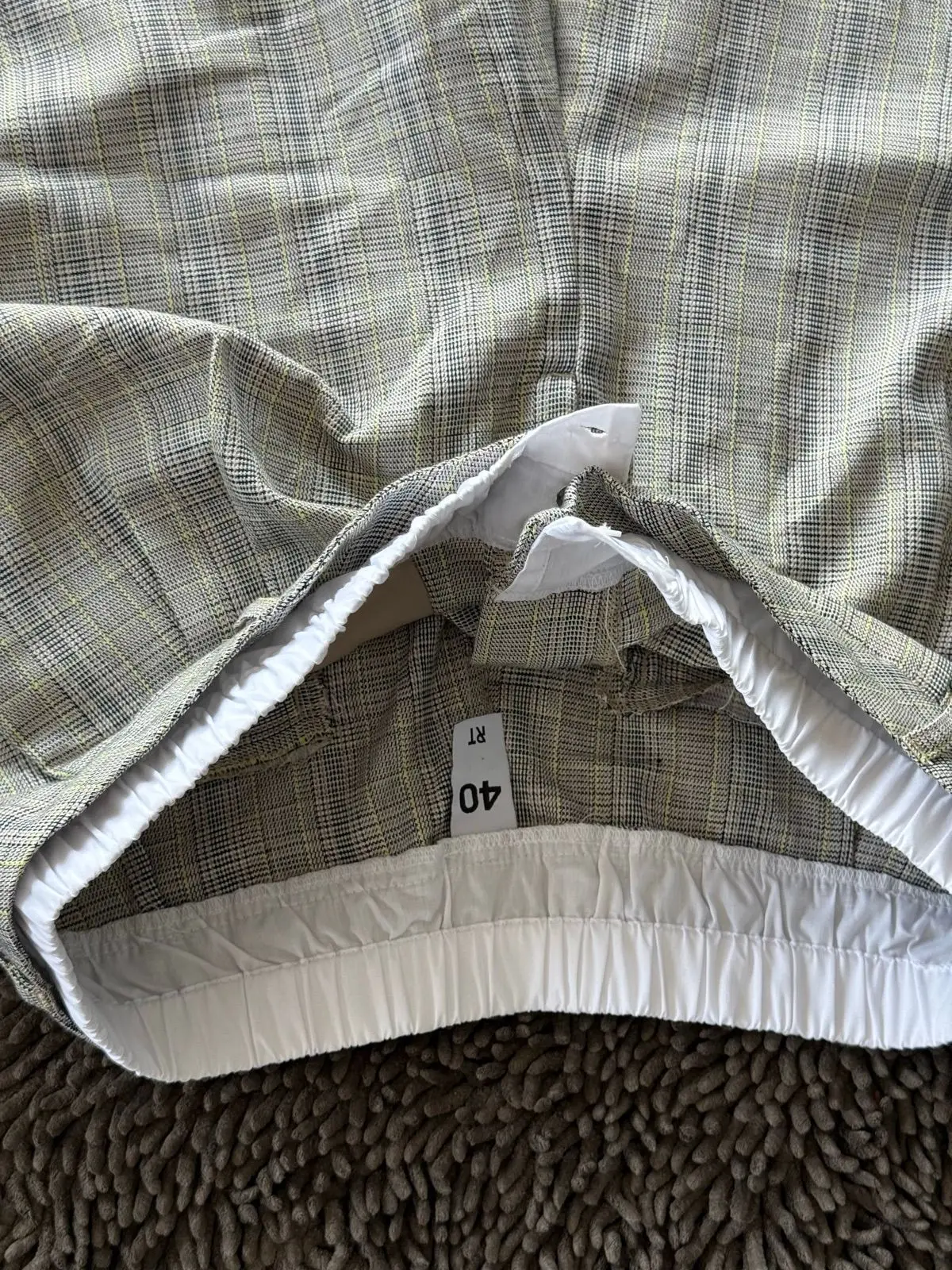 Mr Price Linen Shorts Size 16 Light Grey