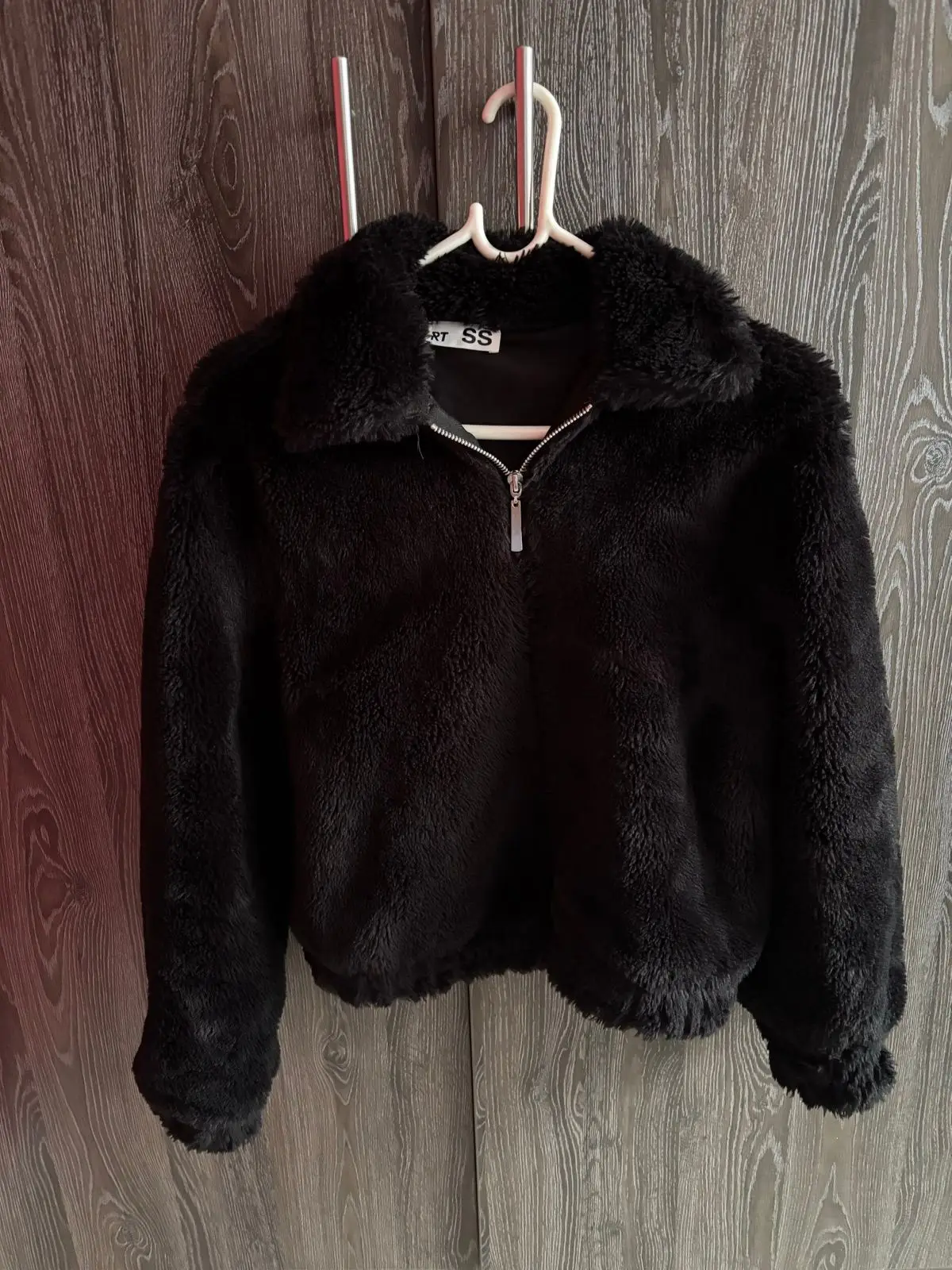 Mr Price Black Fuzzy Zip Jacket XS