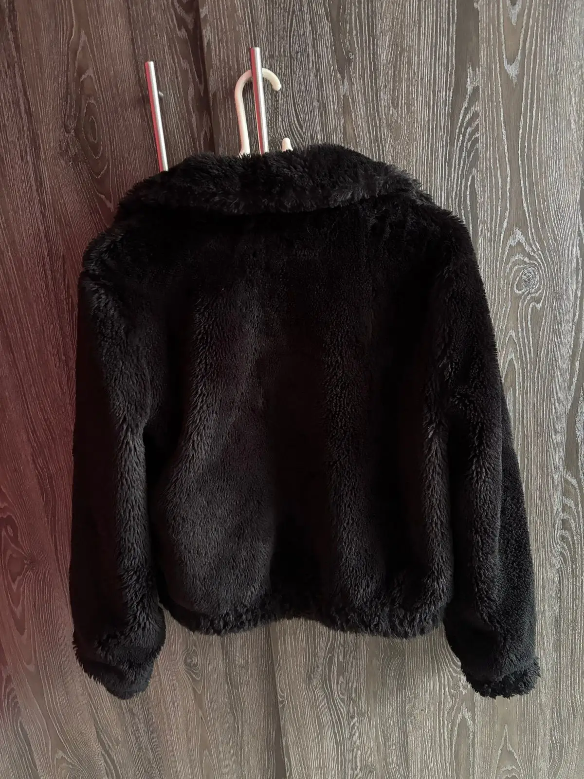 Mr Price Black Fuzzy Zip Jacket XS