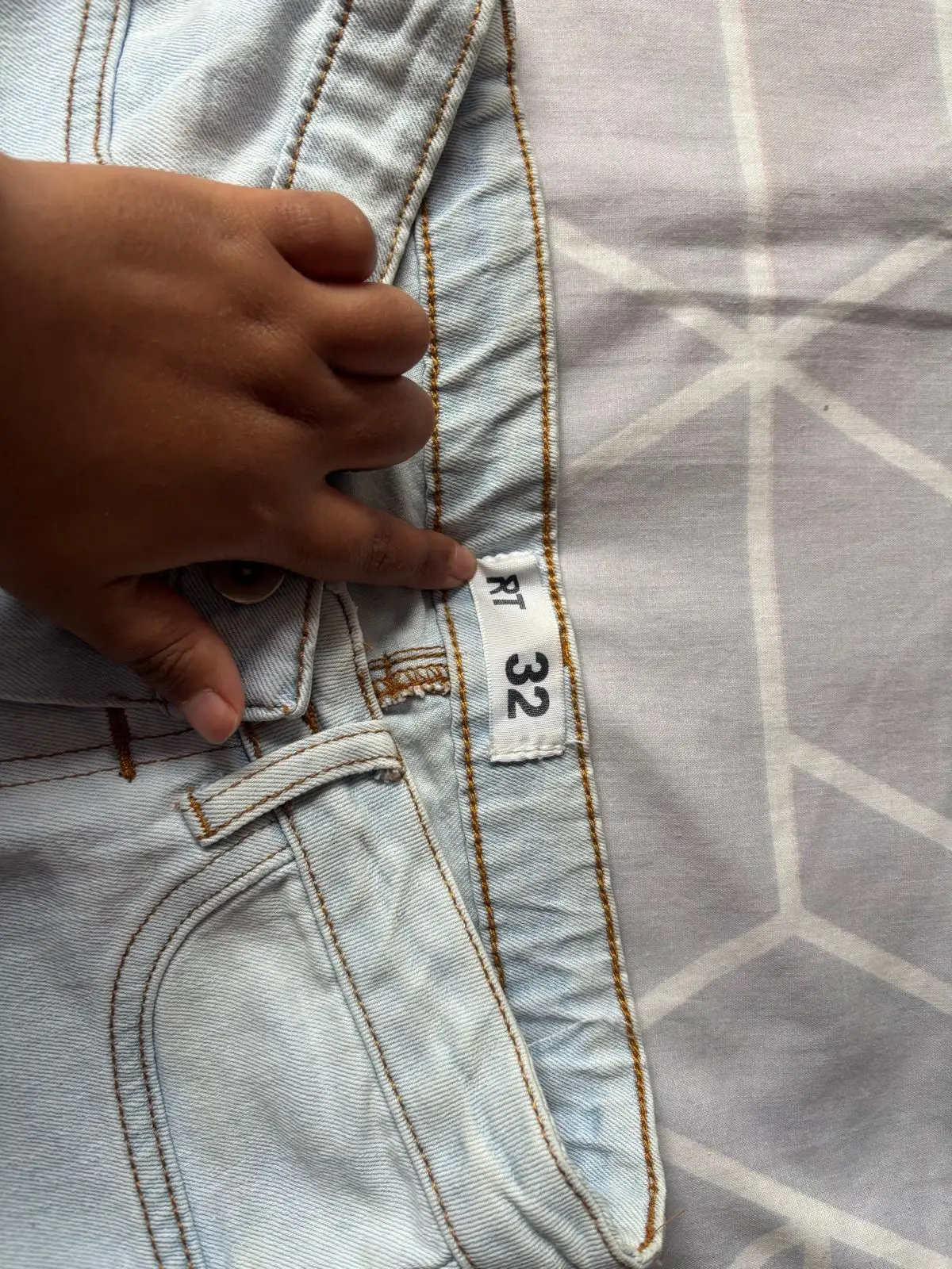 Mr Price Light Blue Denim Shorts Size 32