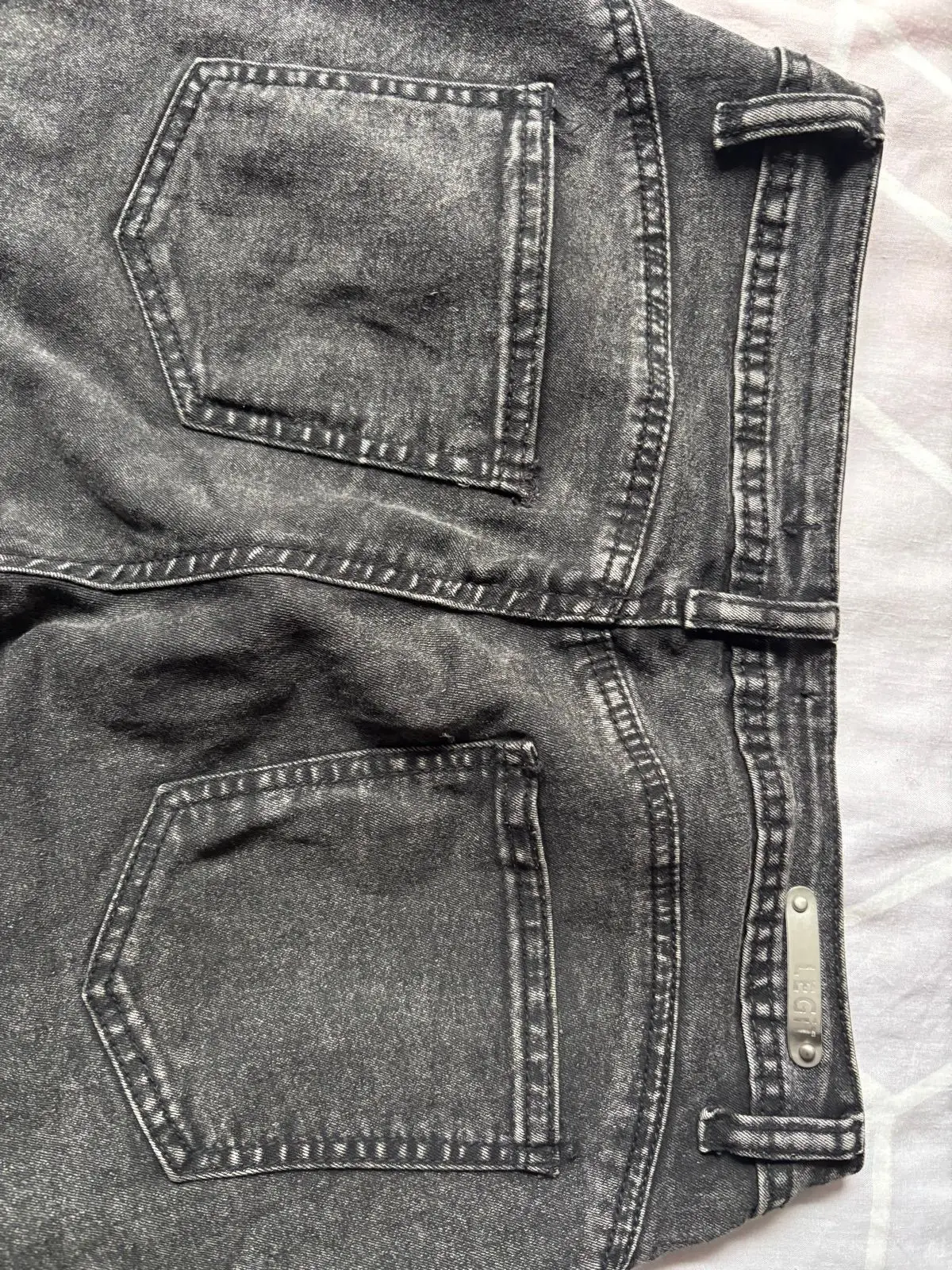 Black Denim Jeans Size 36