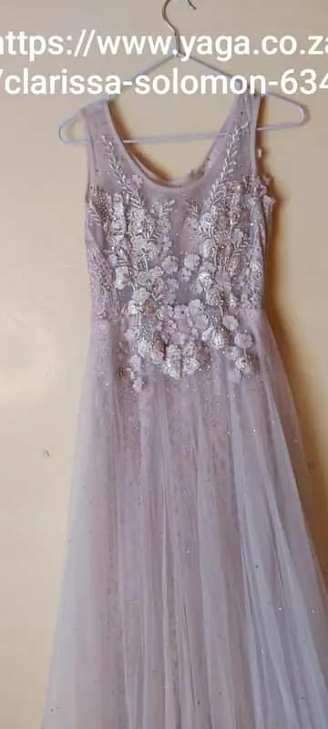 Lilac matric ball gown