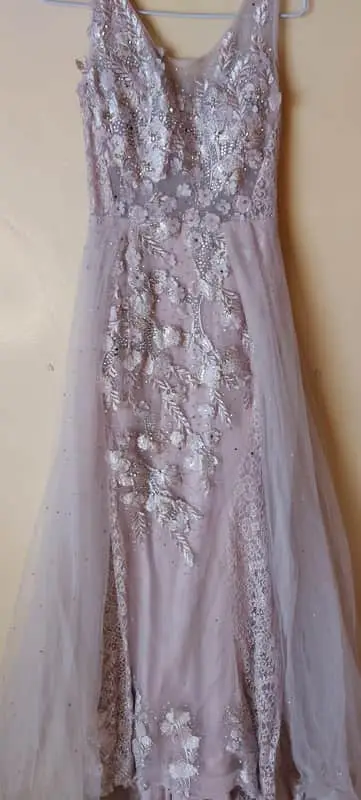 Lilac matric ball gown