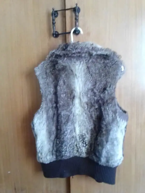 Faux winter vest