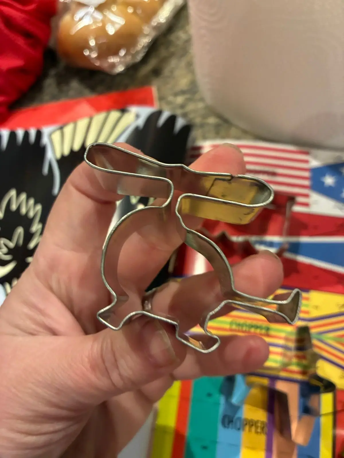 Brass Cookie Cutter Set - American Flag Design