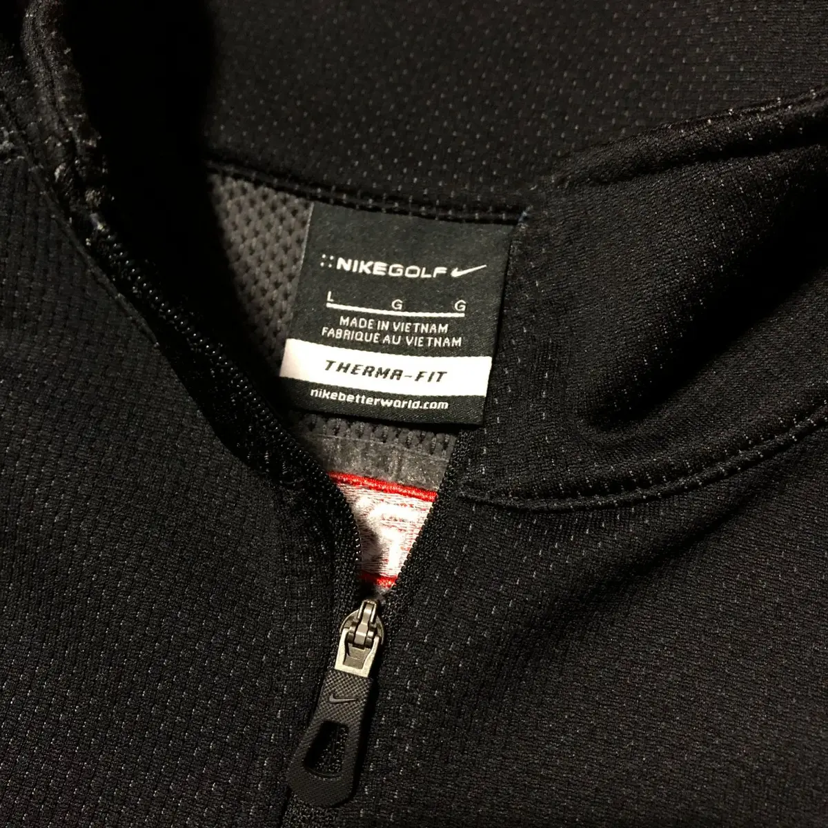 RYOBI Black Quarter-Zip Fleece Pullover Size L