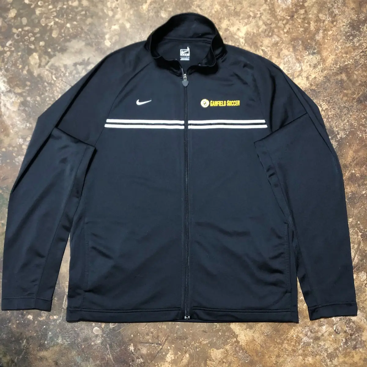 Nike Garfield Soccer Track Jacket Navy L