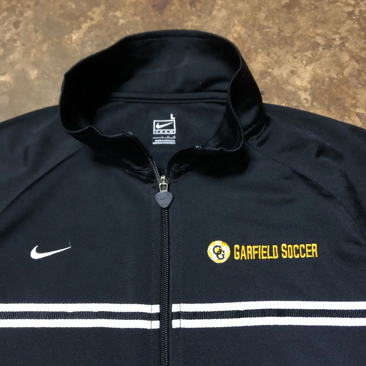 Nike Garfield Soccer Track Jacket Navy L