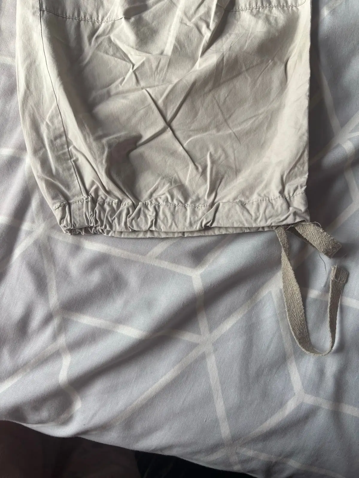 Cream Cargo Shorts Size 12
