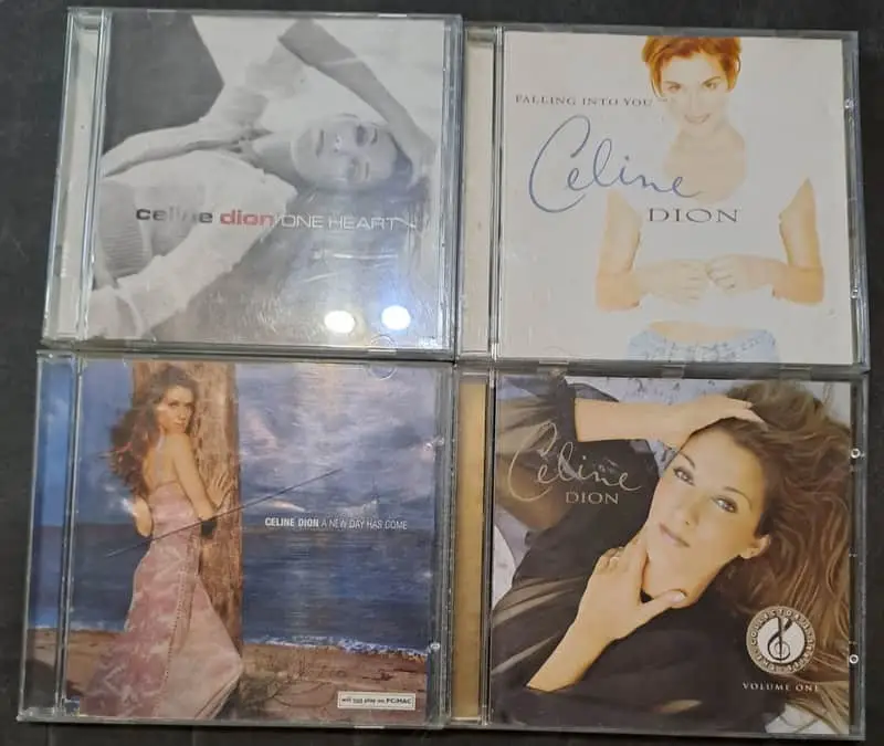 Celine Dion CD collection